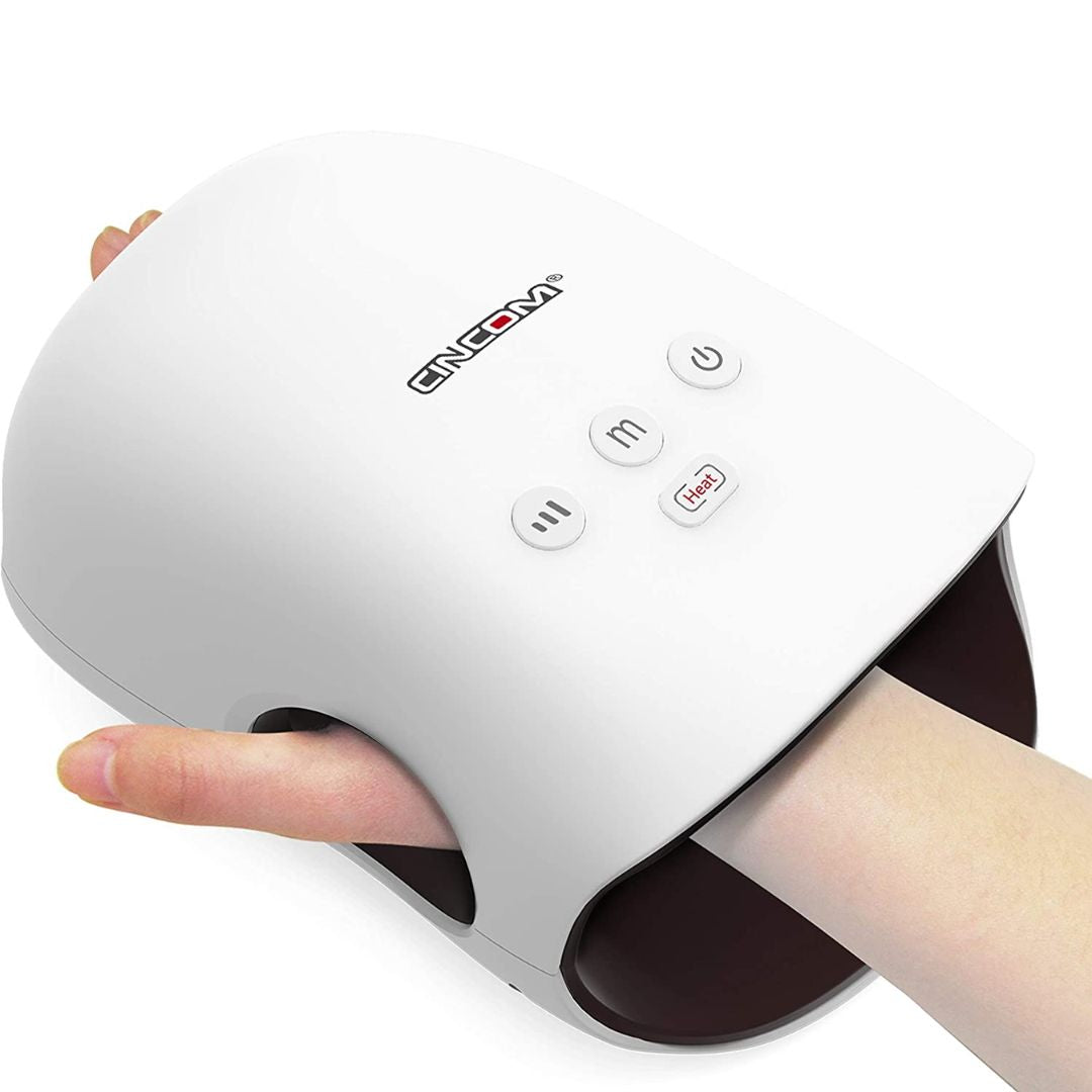 Cordless Hand Massager with Heat and Compression