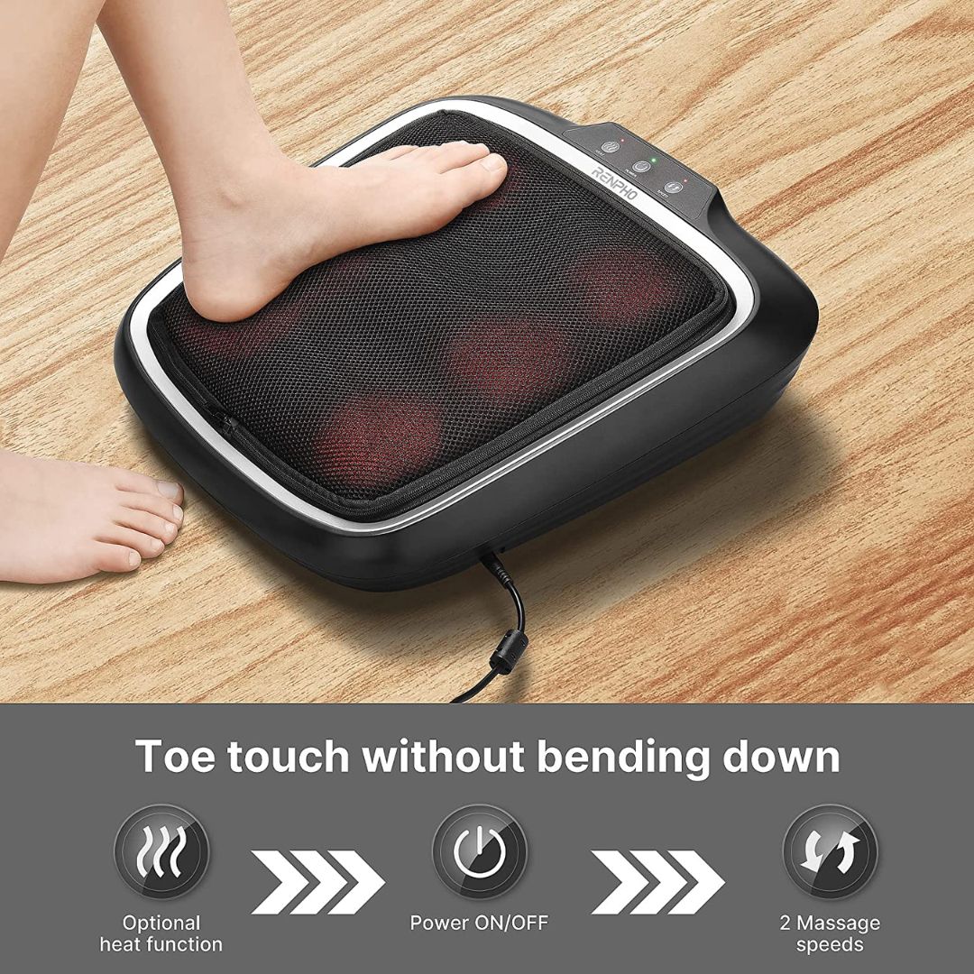 Electric Foot Massager with Soothing Heat