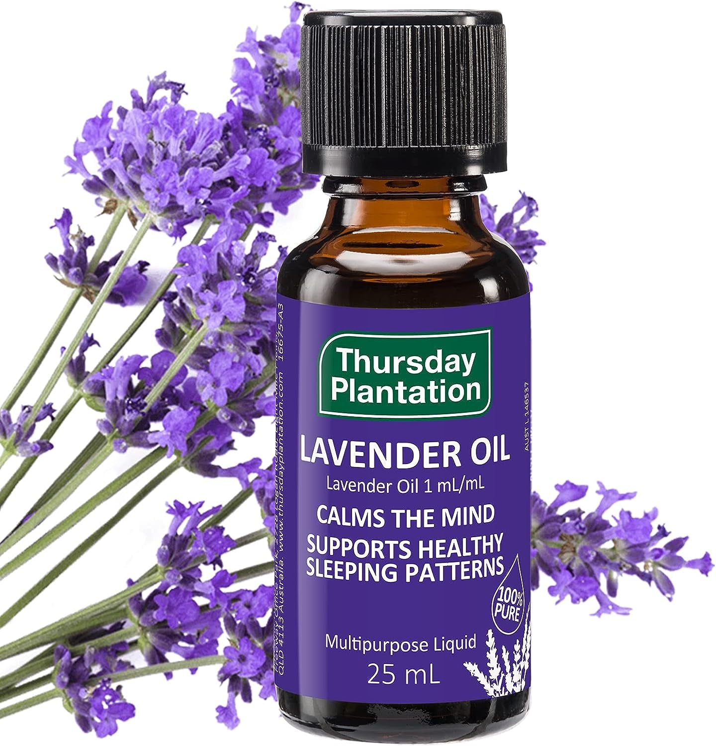 Thursday Plantation 100 Percent Pure Lavender Oil 25 Ml