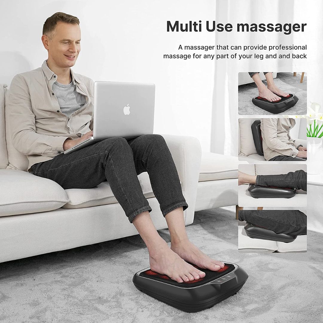 Electric Foot Massager with Soothing Heat