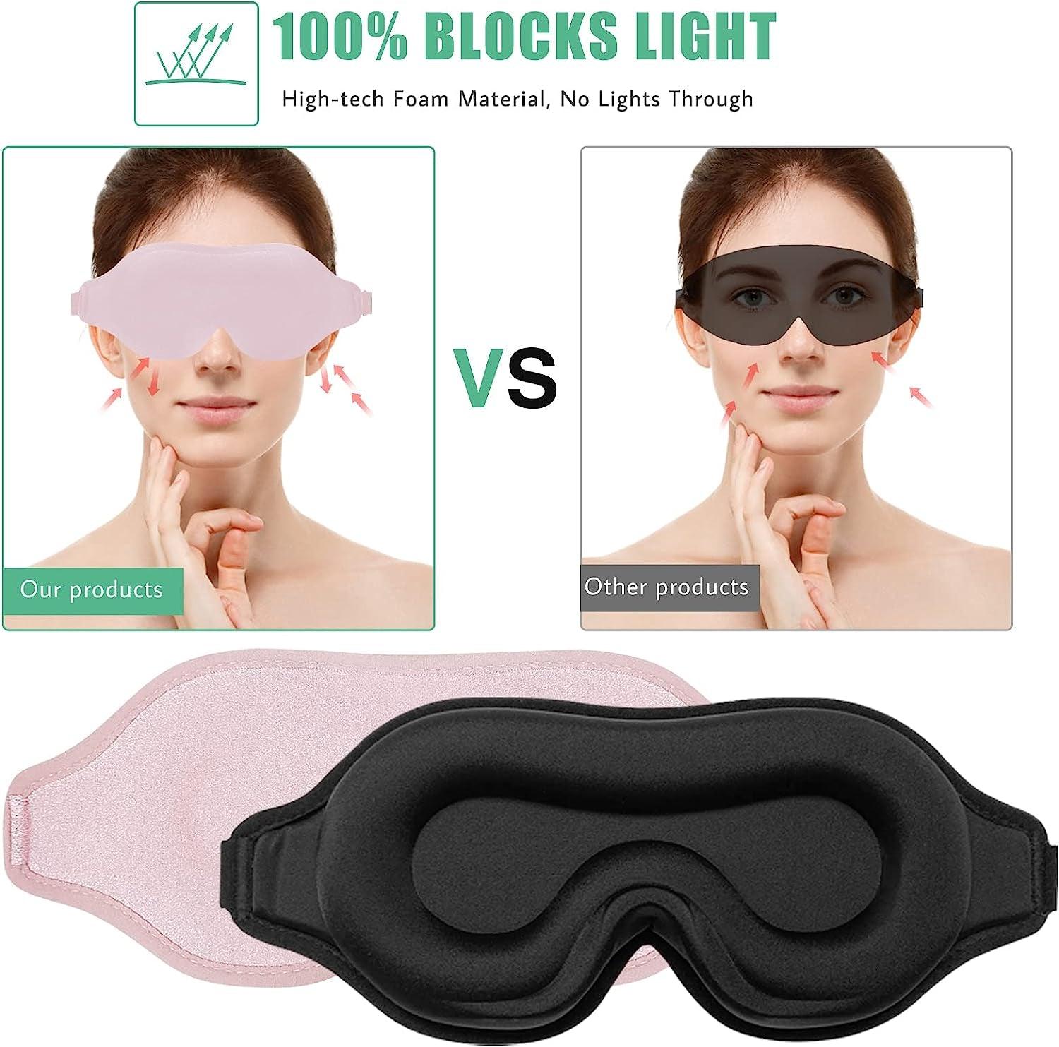 3D Sleep Mask Set for Men and Women - Pack of 2 - Koala Stress Free