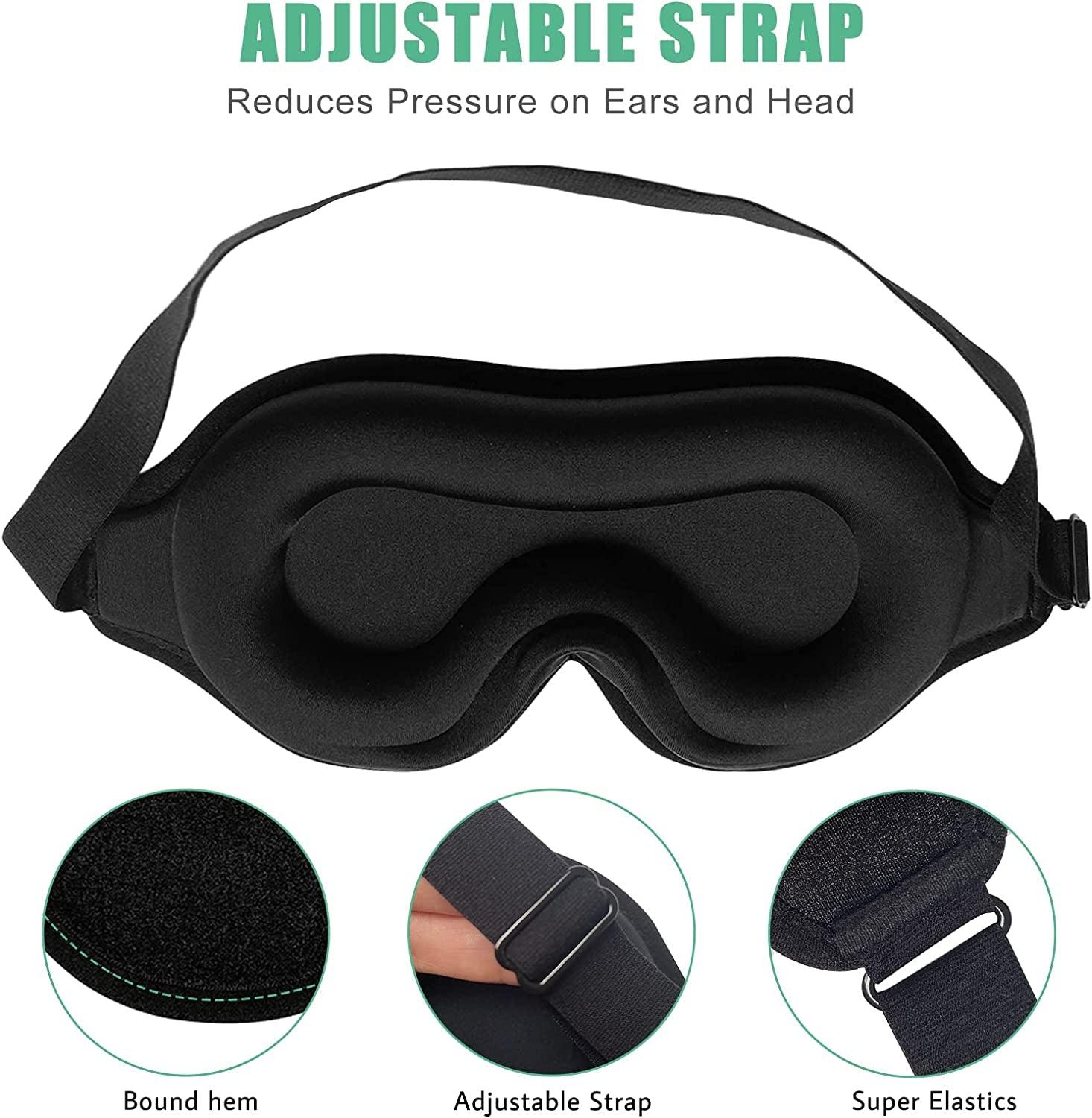 3D Sleep Mask Set for Men and Women - Pack of 2 - Koala Stress Free