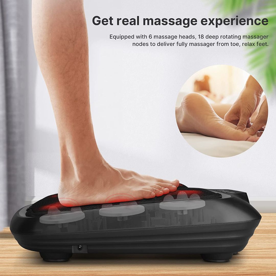 Electric Foot Massager with Soothing Heat