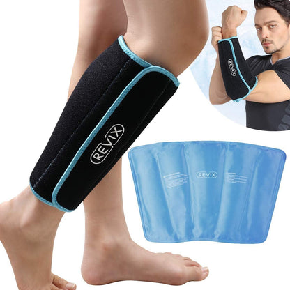 Calf and Shin Gel Ice Packs for Injuries