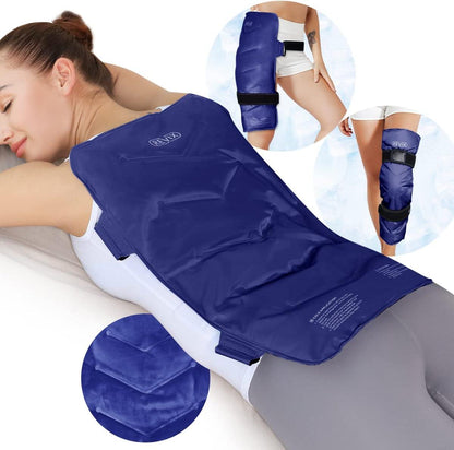 Full Back Ice Pack for Injuries Reusable Large Gel Ice