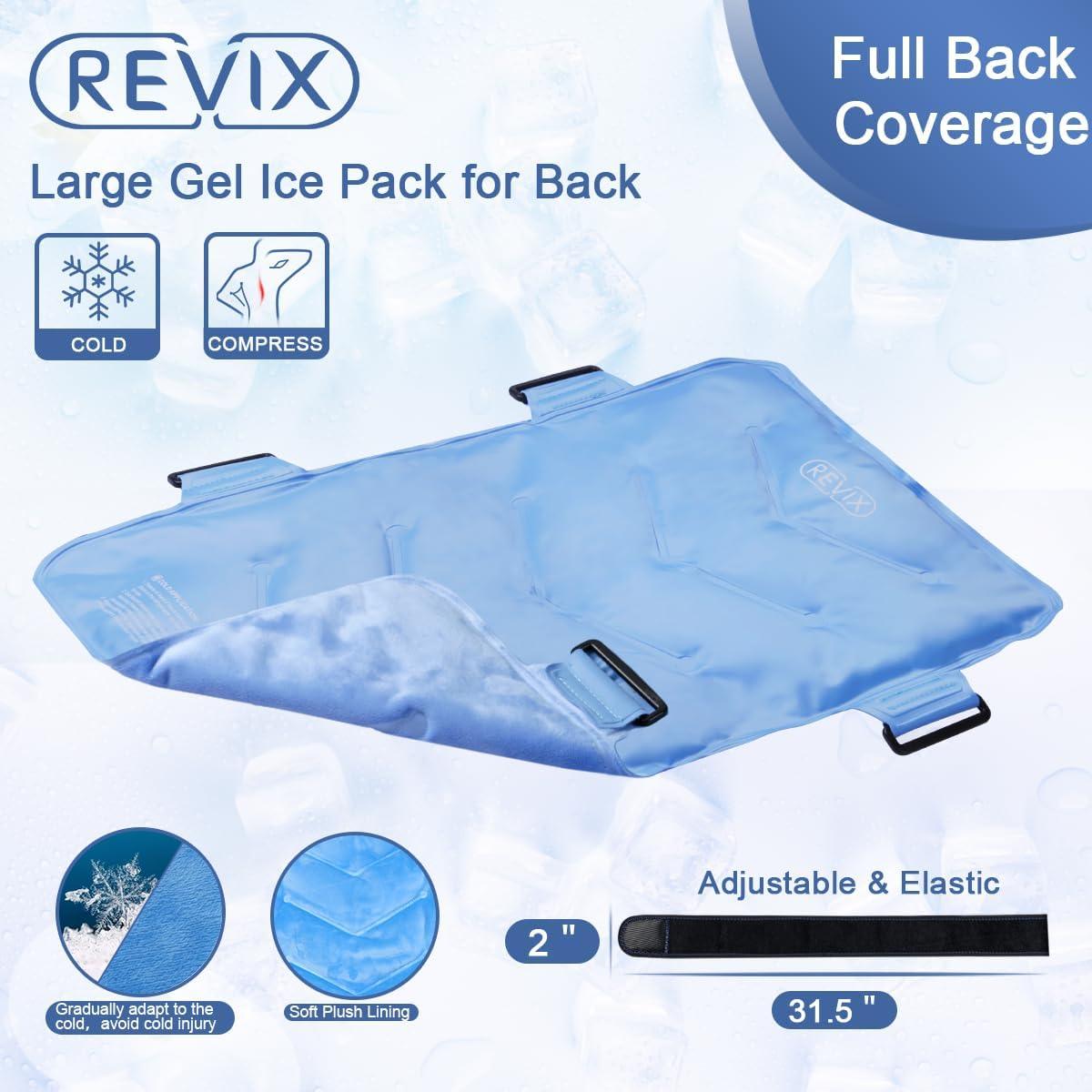 Full Back Ice Pack for Injuries Reusable Large Gel Ice