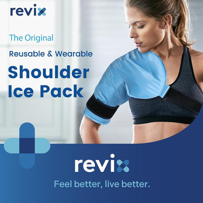 Shoulder Ice Pack for Injuries Reusable Gel Ice