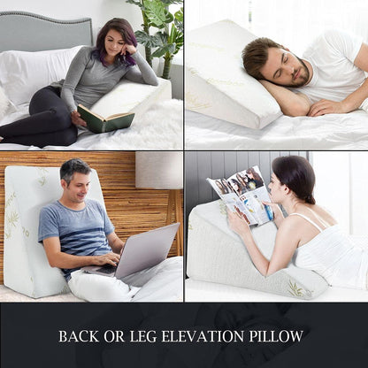 Back Pillow - WEDGE PILLOW FOR BACK & LEGS