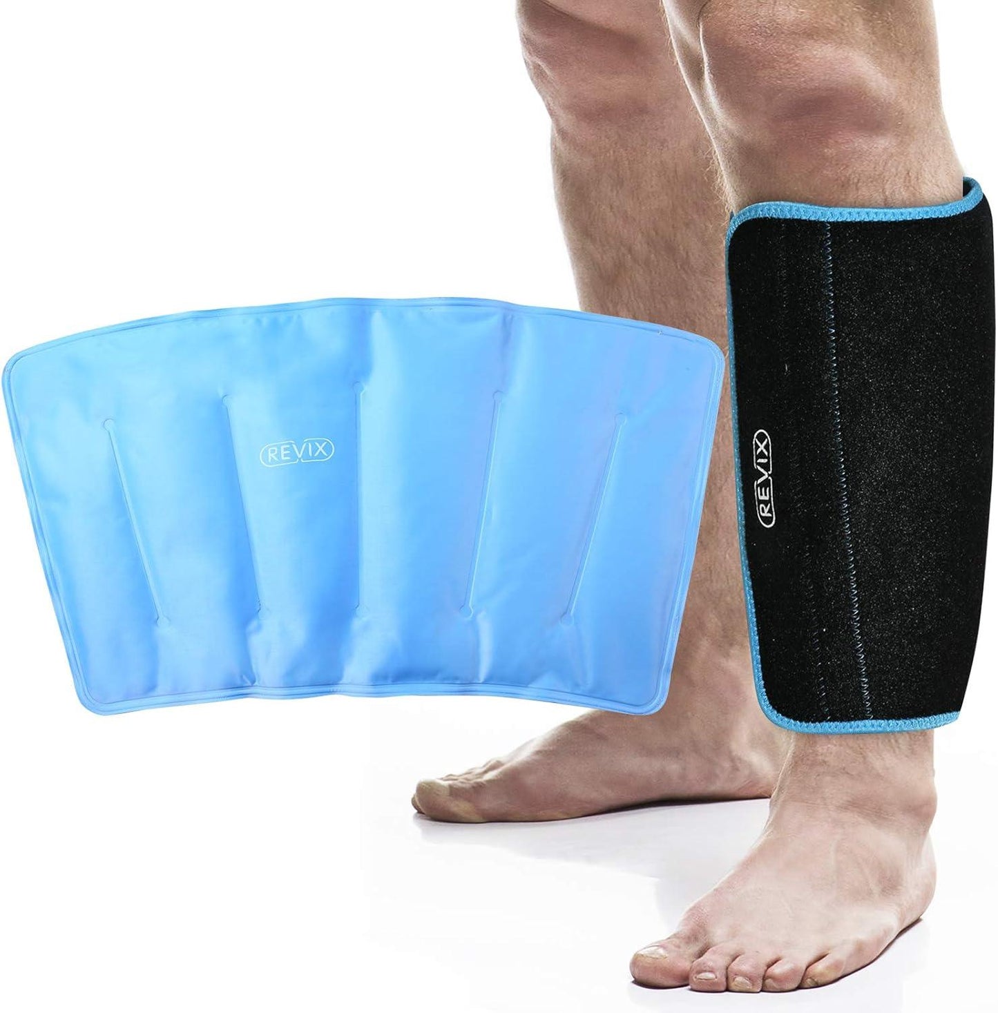 Calf and Shin Gel Ice Packs for Injuries