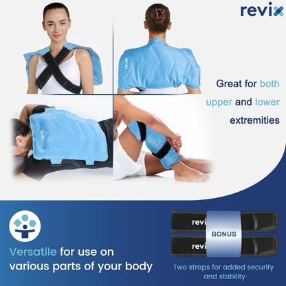 Full Back Ice Pack for Injuries Reusable Large Gel Ice