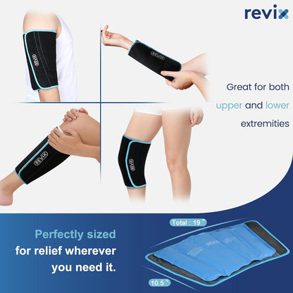 Calf and Shin Gel Ice Packs for Injuries