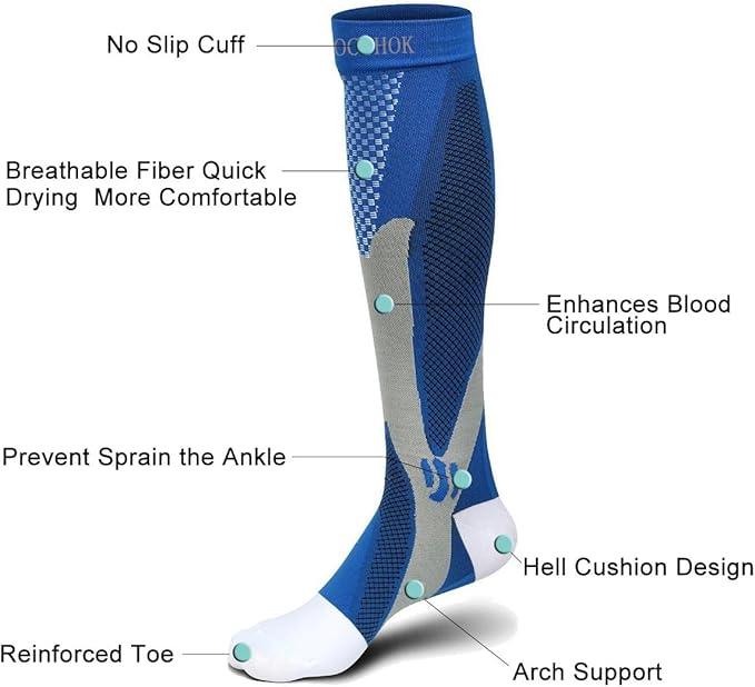 Compression Socks - All Day Wear Socks & Relief for Lower Legs Discomfort