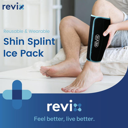 Calf and Shin Gel Ice Packs for Injuries