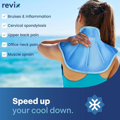 Ice Pack for Neck and Shoulders Injuries Reusable Gel