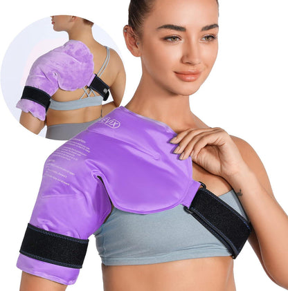 Shoulder Ice Pack for Injuries Reusable Gel Ice