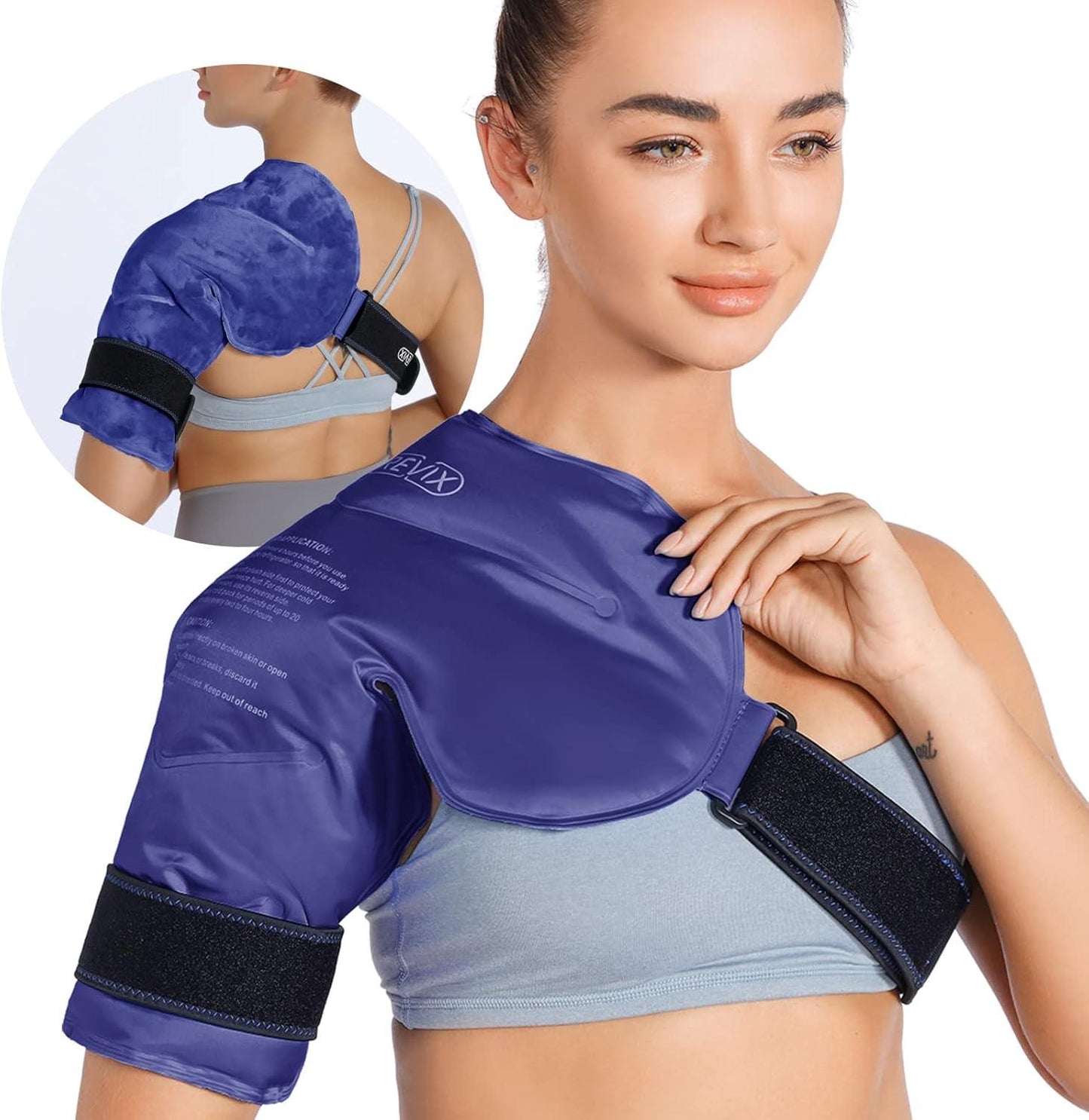 Shoulder Ice Pack for Injuries Reusable Gel Ice