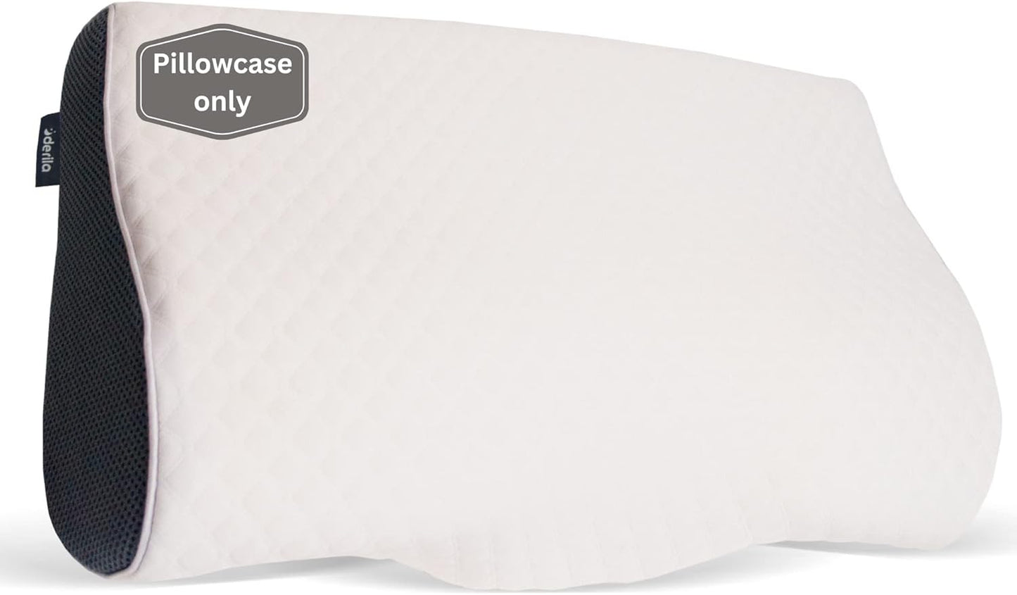 Contoured Ergonomic Memory Foam Pillowcase