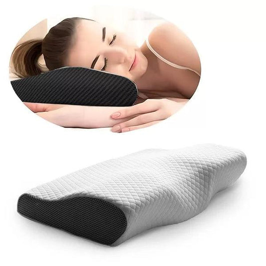 Contoured Orthopedic Memory Foam Pillow for Neck Pain