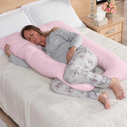 All Night Sleep Pregnancy U Pillow- Must Have for Regular Comfort & Maternity Sleep