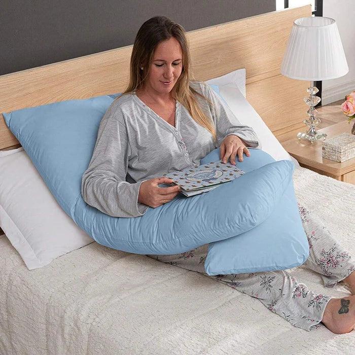 All Night Sleep Pregnancy U Pillow- Must Have for Regular Comfort & Maternity Sleep