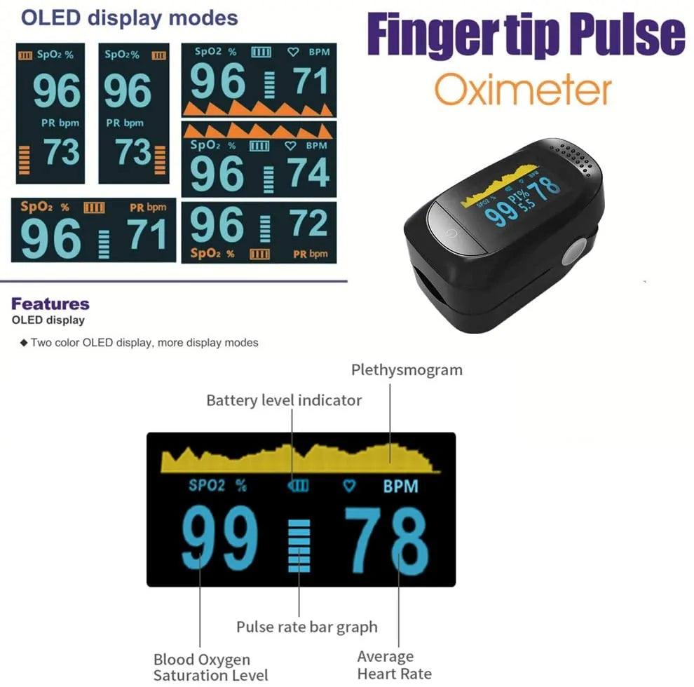 Portable Pulse Oximeter Fingertip - Koala Stress Free