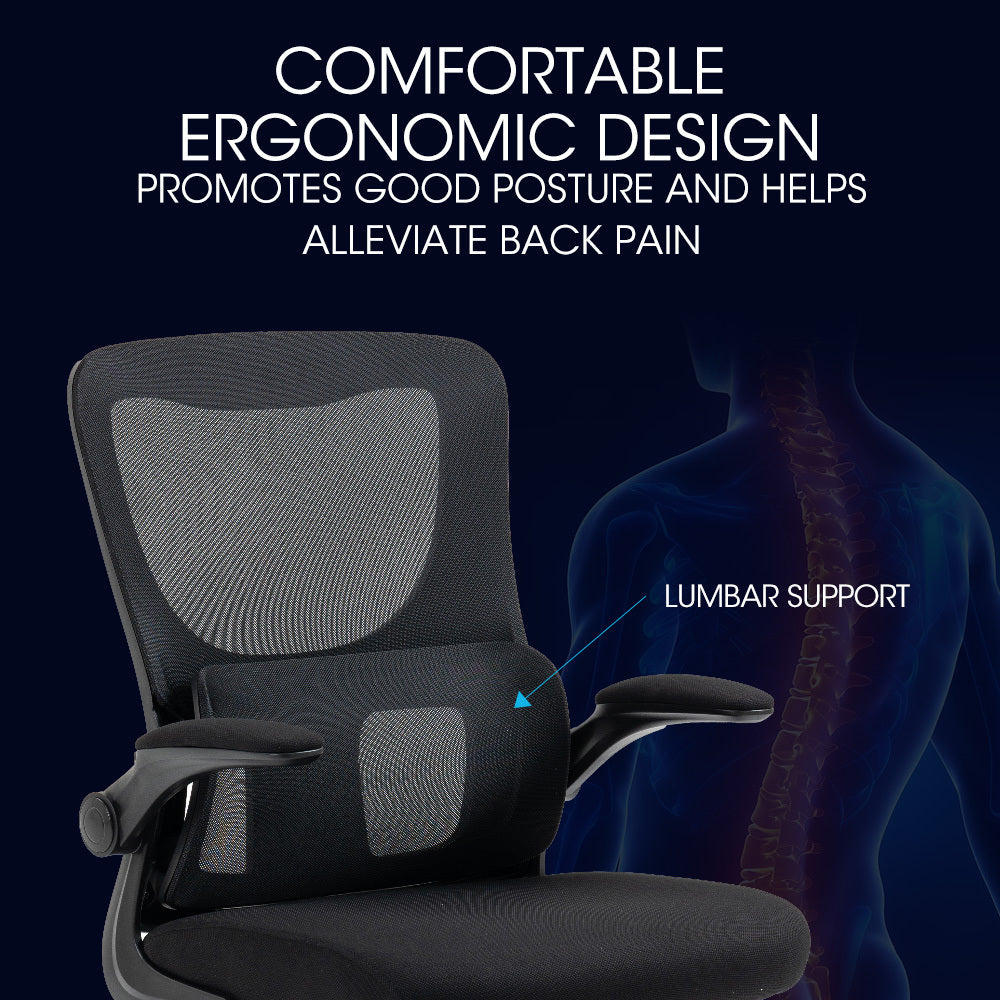 Ergonomic Mesh Office Chair Computer Seat Adjustable Recline