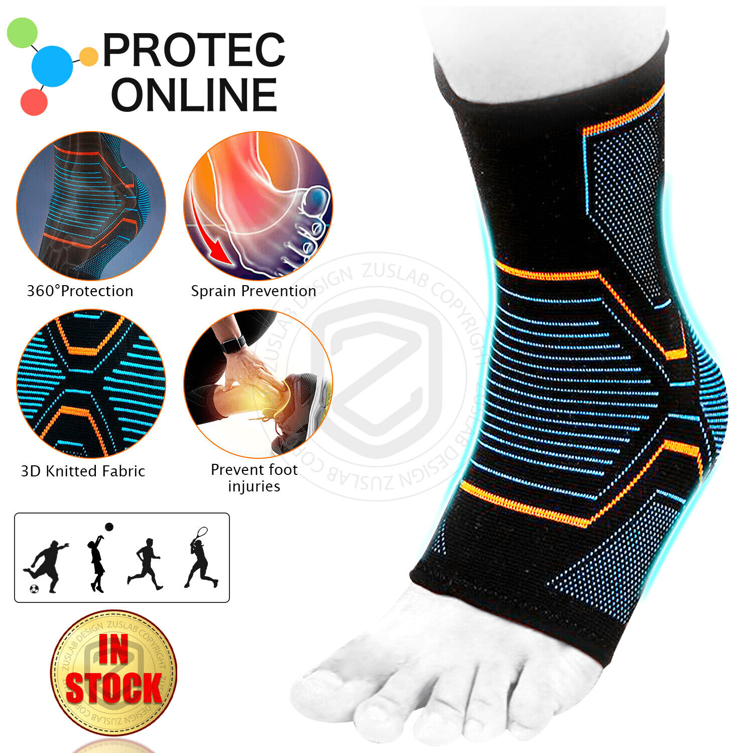 Ankle Brace Compression - Koala Stress Free