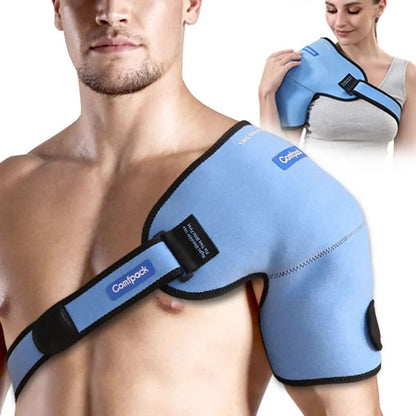 Comfpack Shoulder Ice Pack Support Rotator Cuff Hot Cold Therapy Compression Gel Ice Wrap