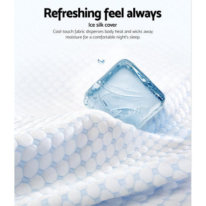 Cooling Gel Contoured Memory Foam Pillow - Koala Stress Free