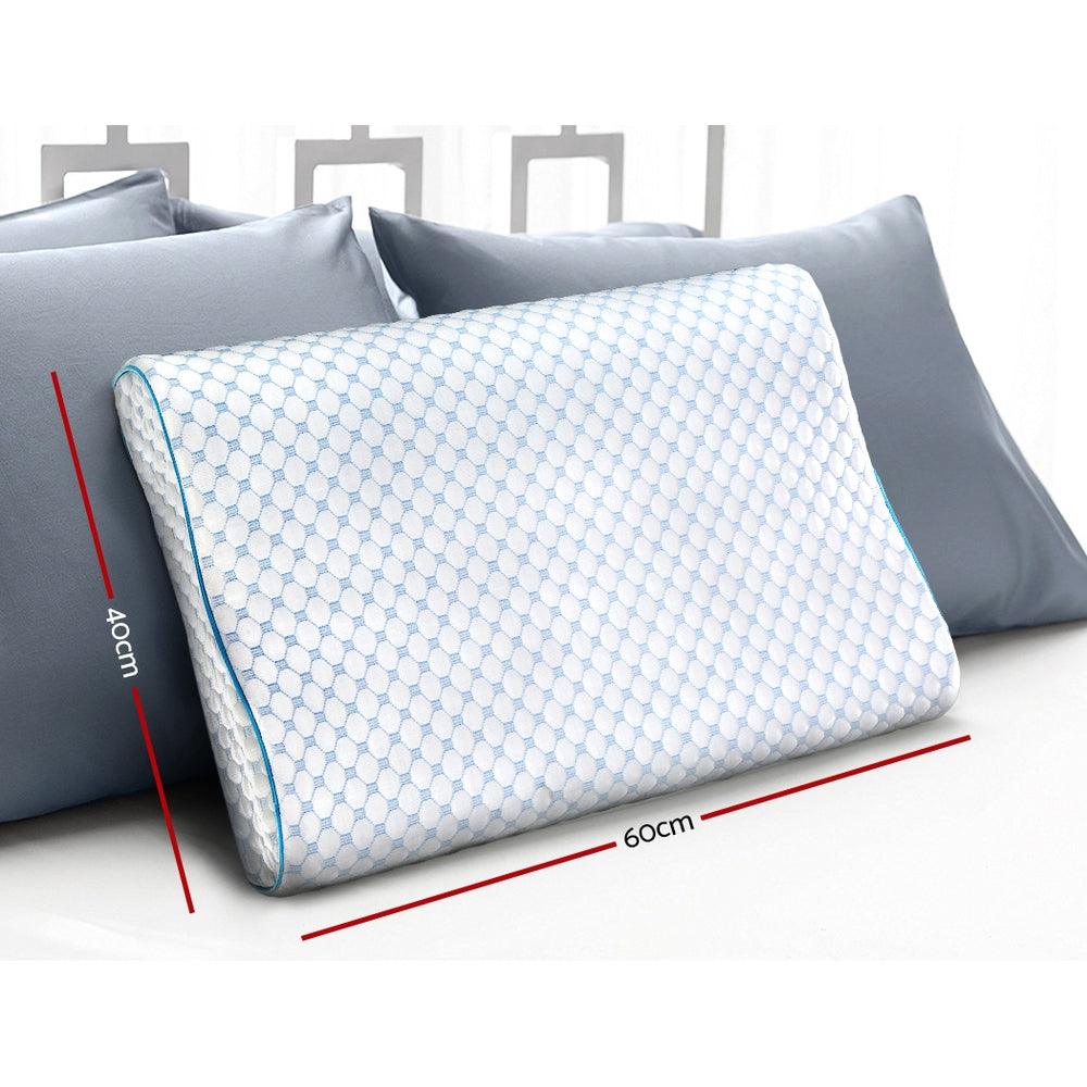 Cooling Gel Contoured Memory Foam Pillow - Koala Stress Free