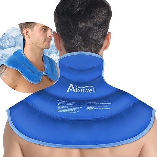 Blue Ocean Ice Pack for Neck and Shoulders Injuries Reusable Gel