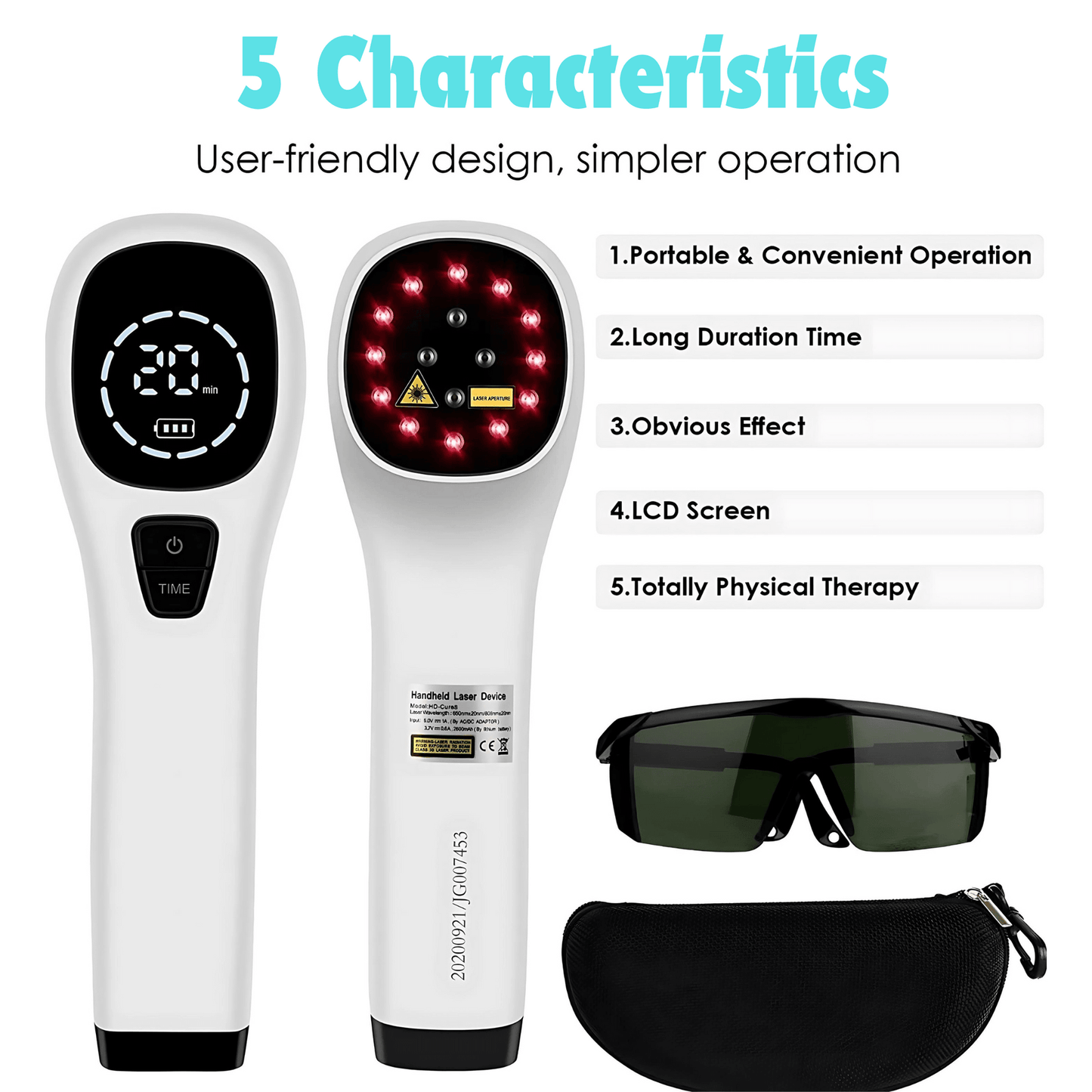 Low-level Laser Light Therapy Device for Pain Relief