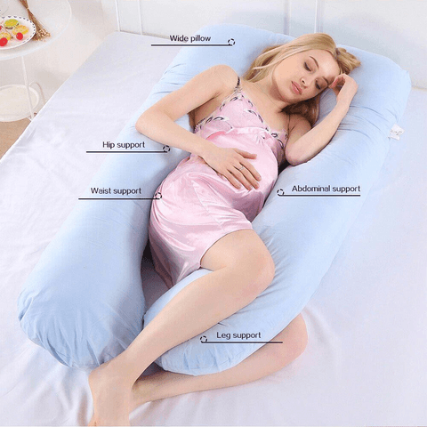 All Night Sleep Pregnancy U Pillow- Must Have for Regular Comfort & Maternity Sleep - Koala Stress Free