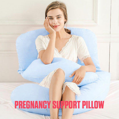 All Night Sleep Pregnancy U Pillow- Must Have for Regular Comfort & Maternity Sleep - Koala Stress Free